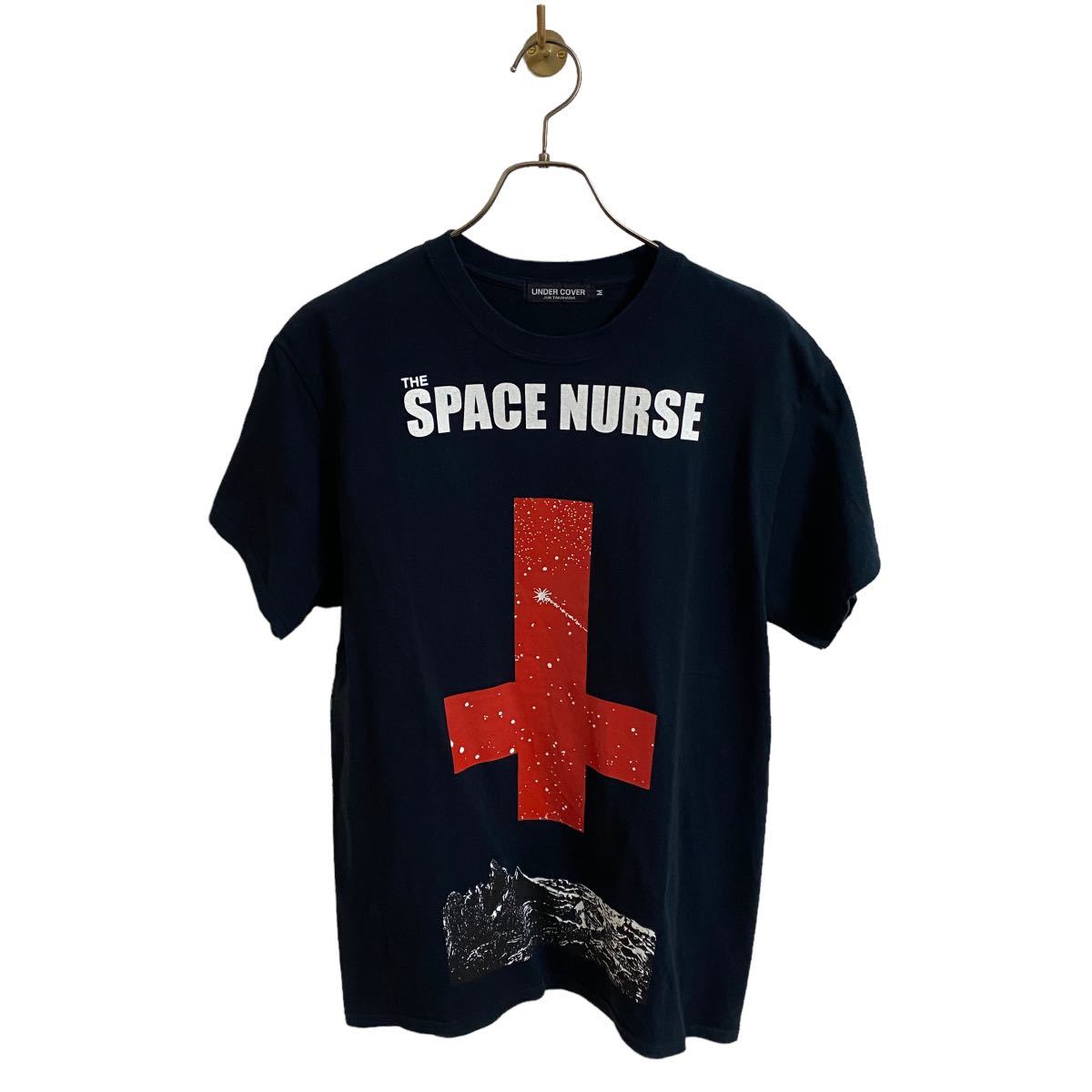 【アンダーカバー UNDERCOVERISM 17ss space nurse Tシャツ メンズM ブラック 架空バンド ツアーTシャツartscabut期 685 jonio guruguru】