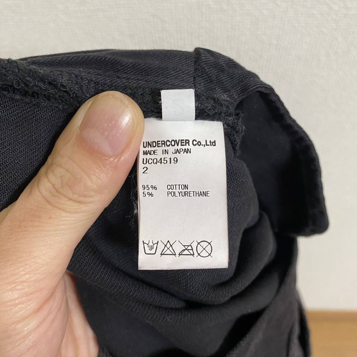 希少 アンダーカバー UNDERCOVERISM 16SS 68デニム ブラック 黒 希少 アンダーカバー UNDERCOVERISM 16SS 68デニム ブラック 黒