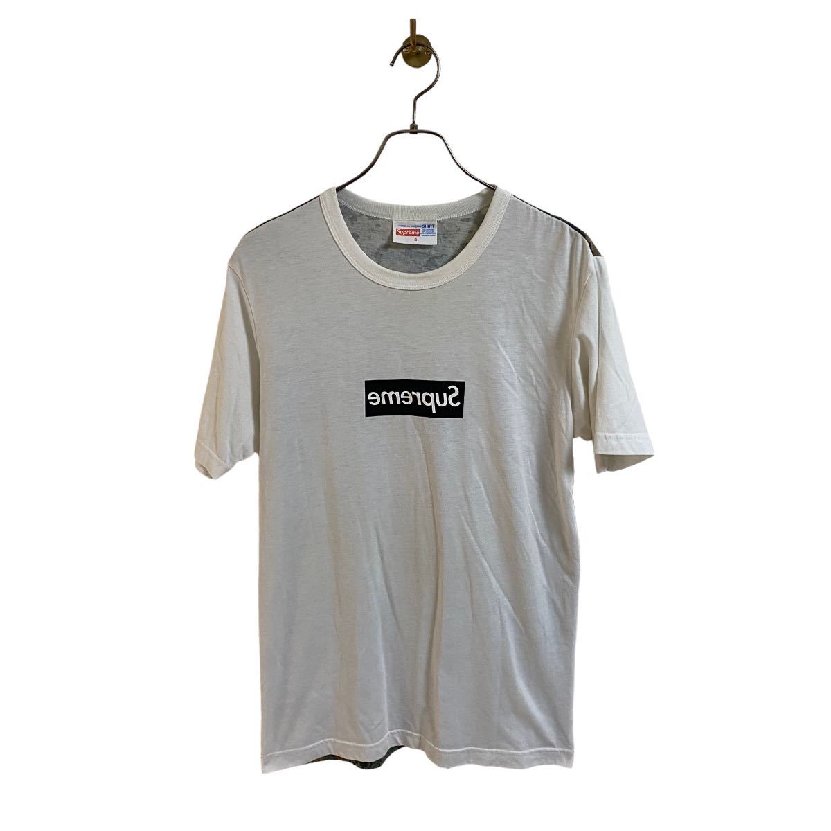 Supreme 17ss Comme des Garcons Box Logo Tee シュプリーム L Black 