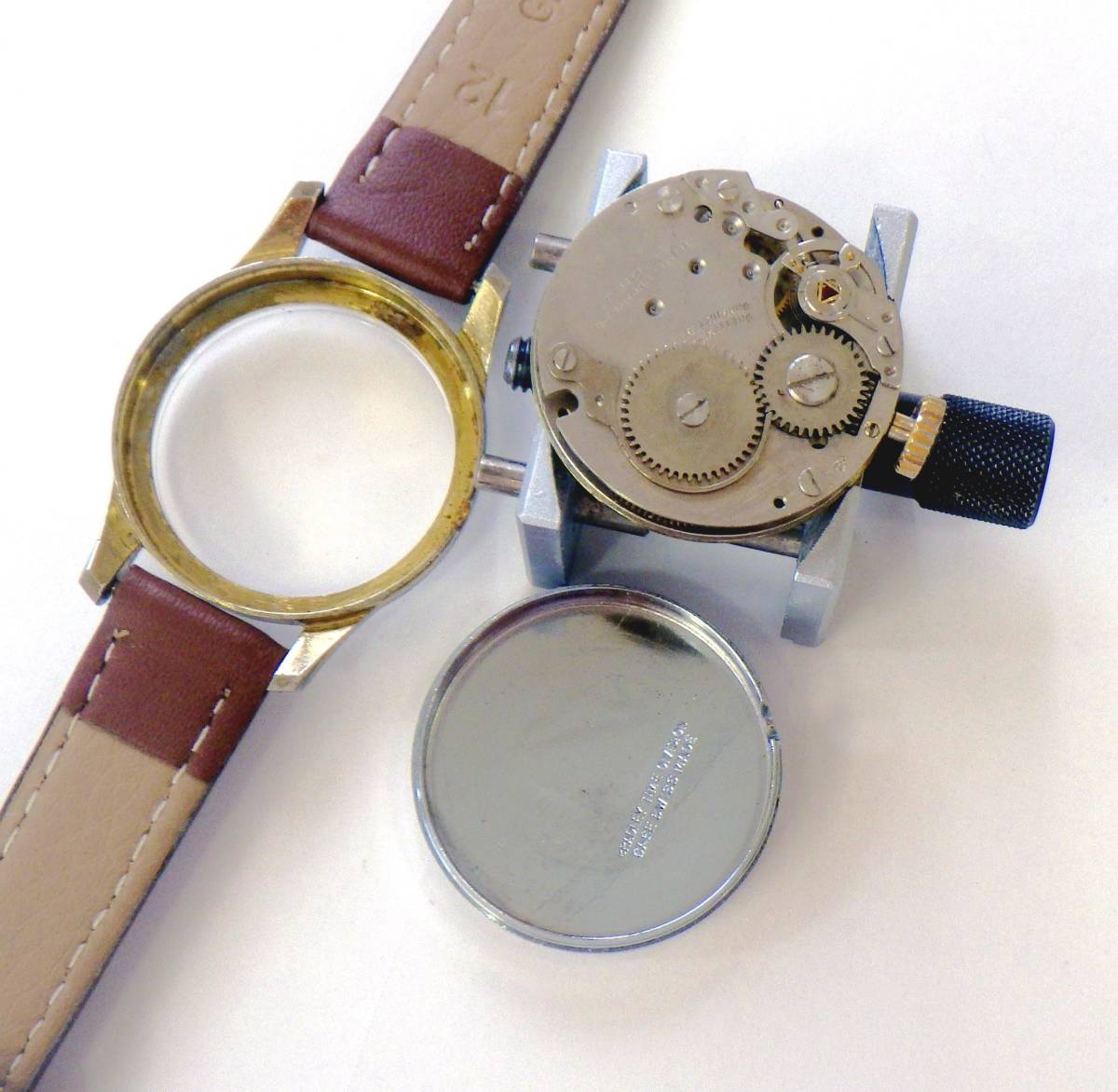 整備済 稼働 ミニーマウス 機械式手巻き 腕時計 1970年代 新品ベルト レディース ディズニー BRADLEY ブラッドレイ ミッキーマウスの恋人_画像9