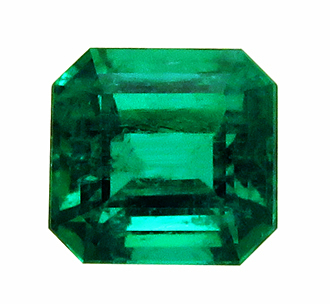 新品 クリーン 高彩度の濃い青緑 1.07ct ルース エメラルド 3101【上級