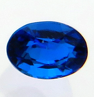 4092 レアストーン 裸石 ルース 小粒だが 上級品 アウイナイト 0.07ct 使いやすい形状 最高彩度の青 ドイツ産 瑞浪鉱物展示館