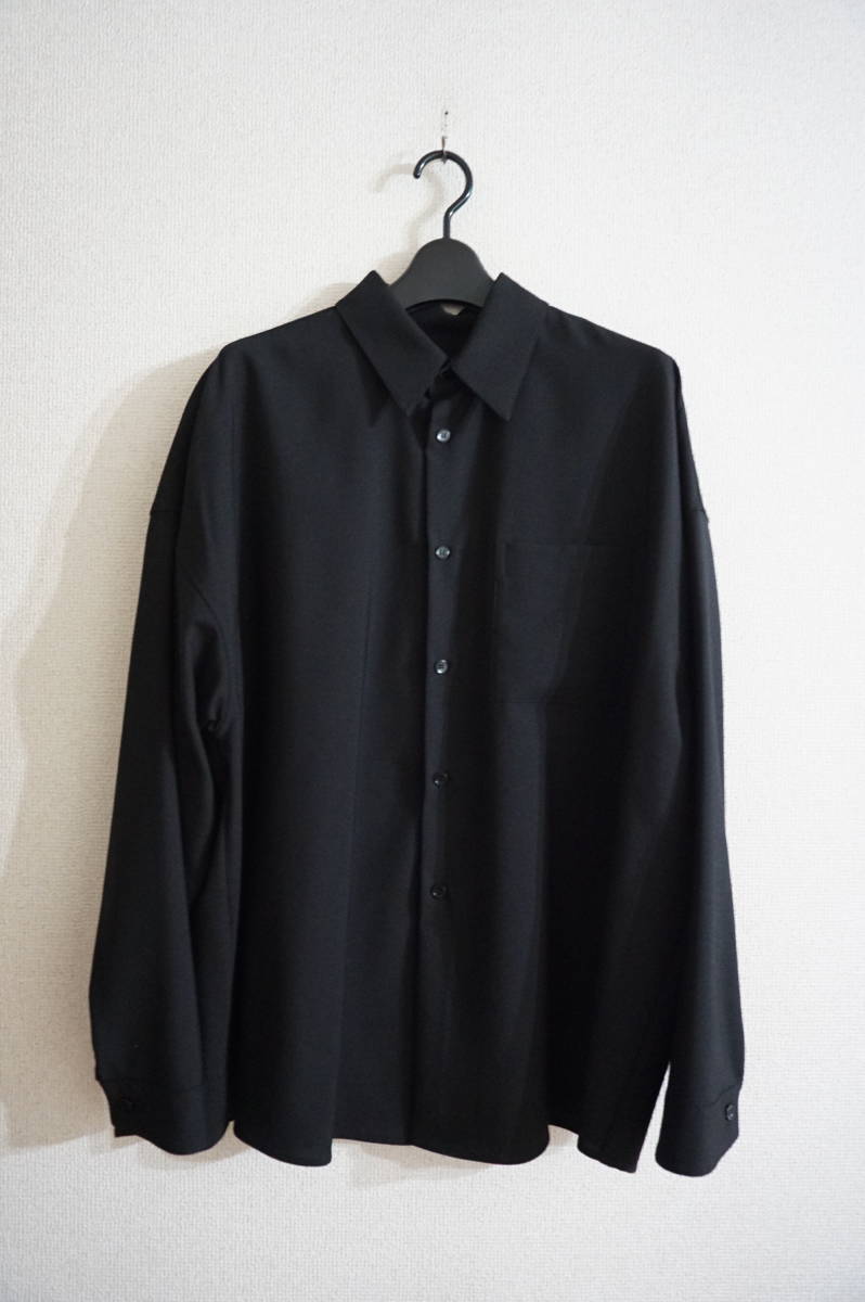 MARNI 2021SS тропический шерсть рубашка жакет чёрный черный 46 Marni мужской 