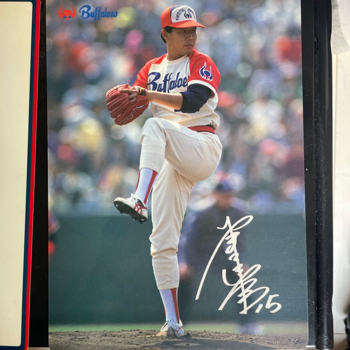 1円スタート】☆美品☆ 近鉄バファローズ 野茂英雄投手 レプリカ