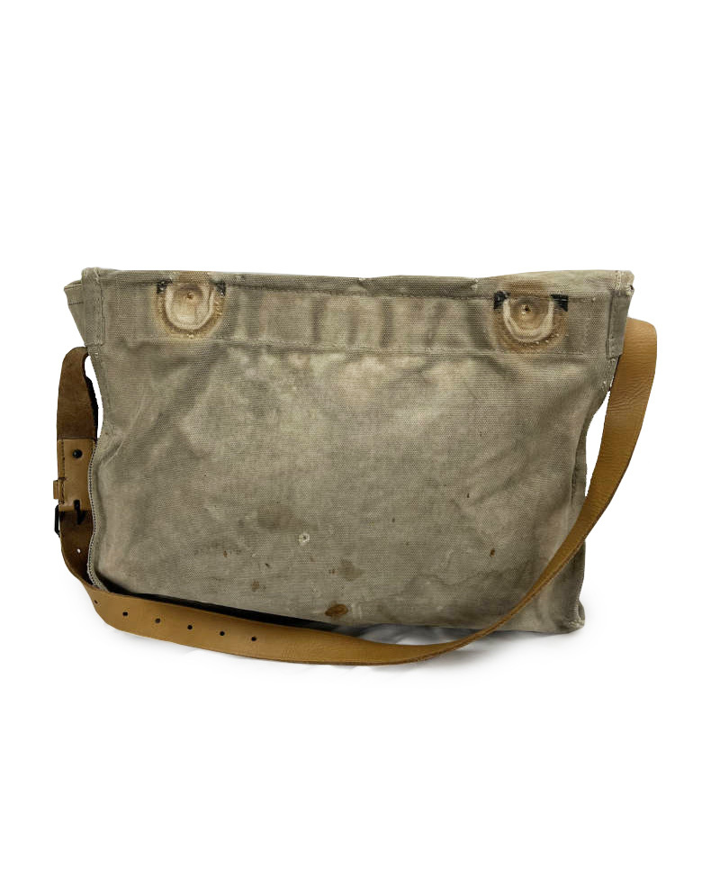 1940s [US MAIL]MAIL bag mail bag ZIP kun leather strap change * BG LZ SZ bag military ARMYNAVY