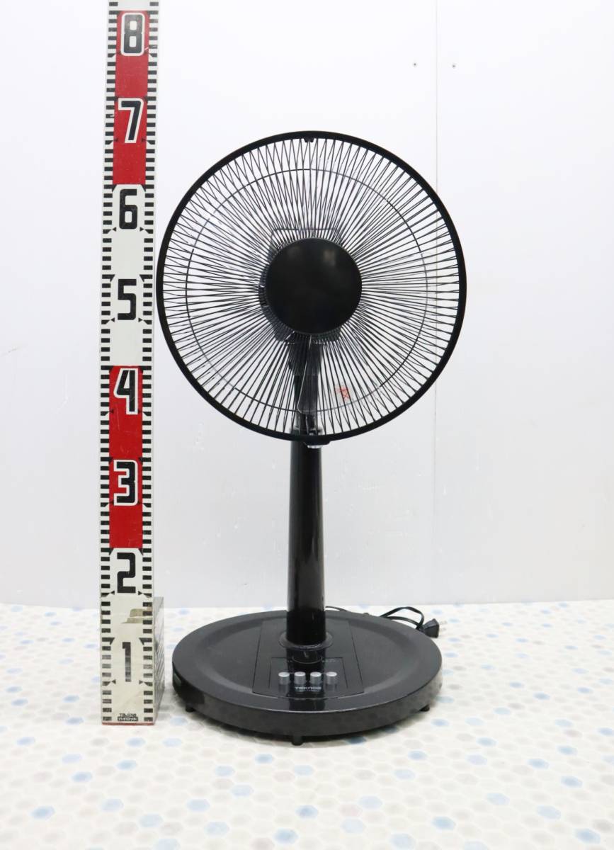 ▼2019年製 高年式｜30cm 扇風機 人気のブラック｜TEKNOS テクノス KI-1743 ｜ 換気 ■M6142