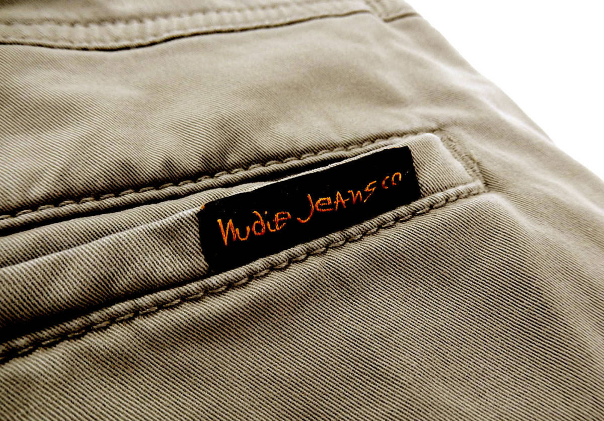 Nudie Jeans ヌーディージーンズ Slim Adam Desert Green ベージュ