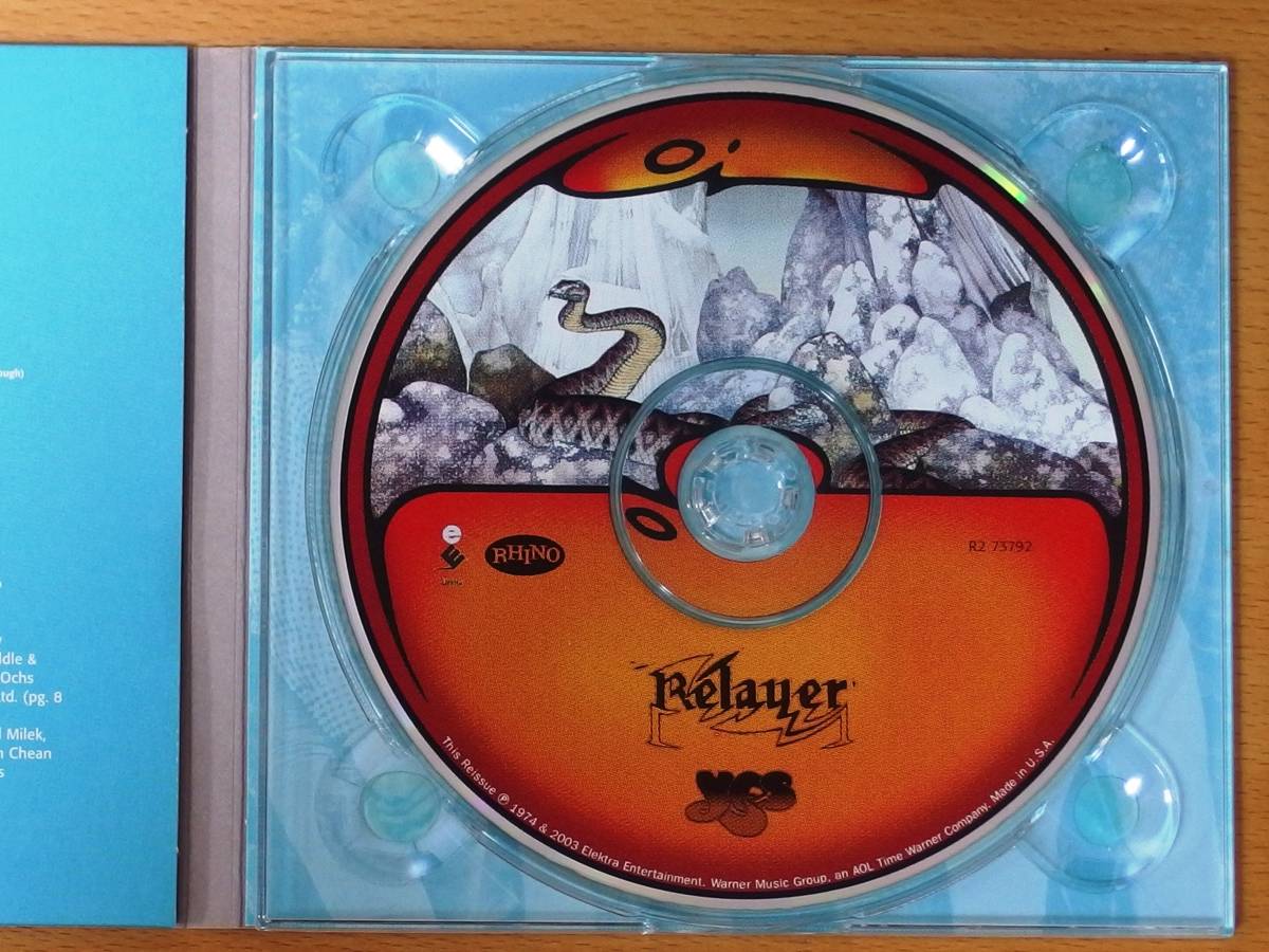 YES イエス Relayer リレイヤー 輸入盤中古CD デジパック 紙 YES イエス Relayer リレイヤー 輸入盤中古CD デジパック 紙
