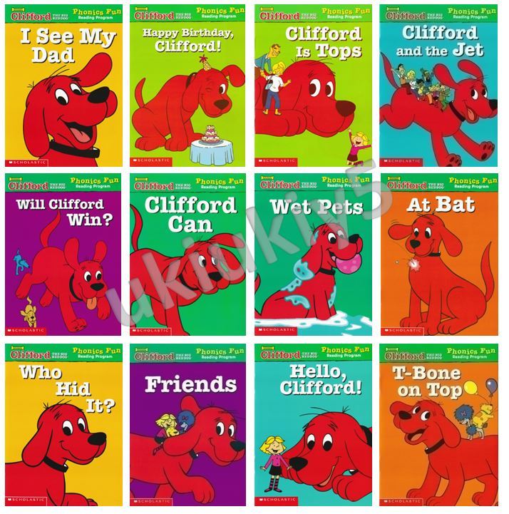 新品 Clifford phonics Fun　全冊音源付き+英語絵本72冊