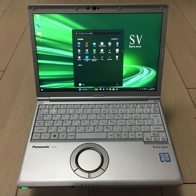 期間限定 30日まで! 709)Panasonic CF-SV8 Core i5-8365U 1.6GHz/RAM 8GB/SSD 256GB 累積使用時間 6140時間(138709)