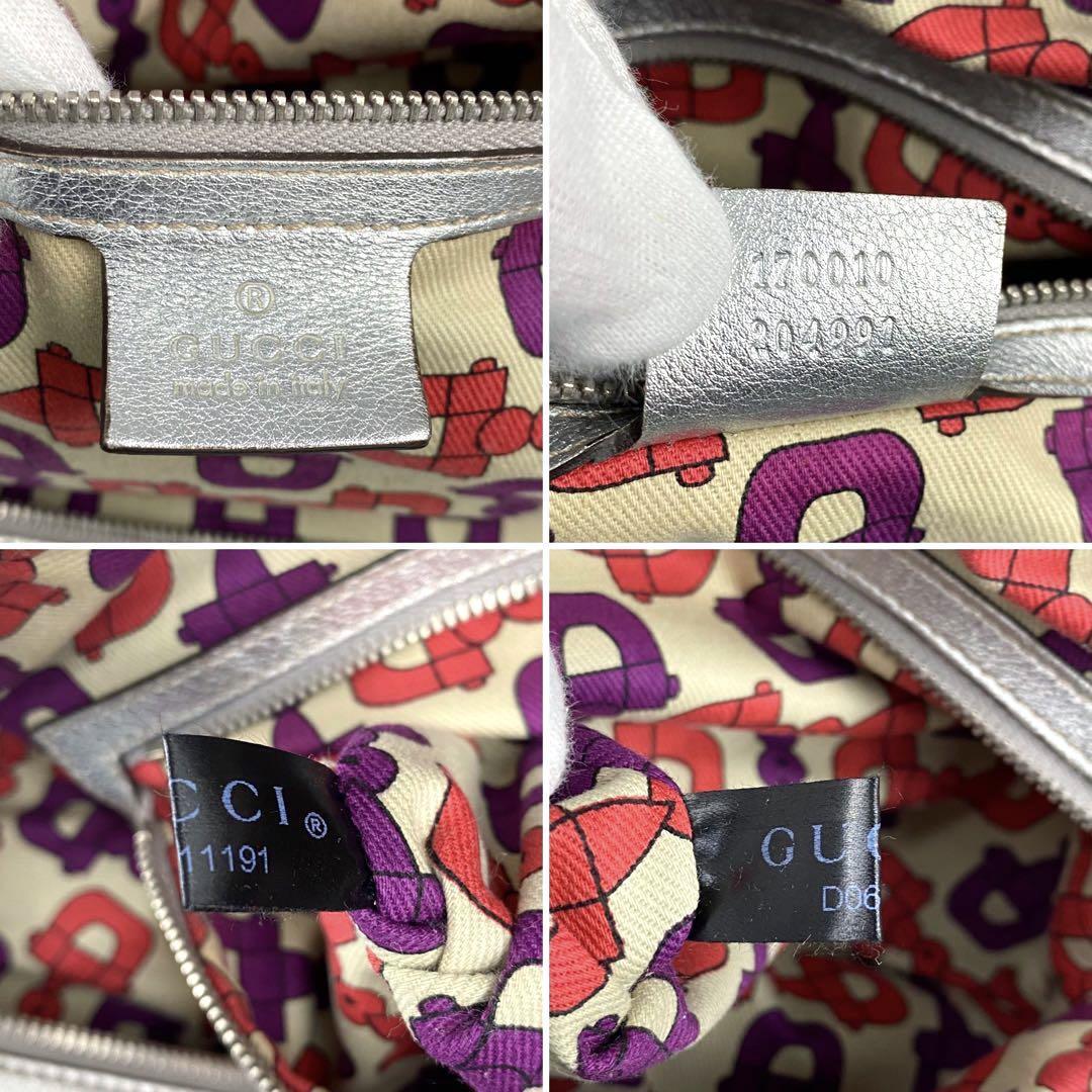美品 GUCCI グッチ シマレザー ミニボストン ダブルG インター 美品 GUCCI グッチ シマレザー ミニボストン ダブルG インター