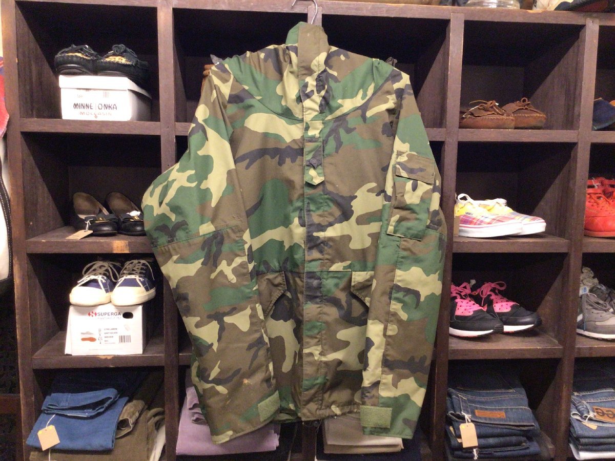 80'S U.S ARMY ECWCS COLD WEATHER PARKA CAMO SIZE M アメリカ軍 エクワックス コールド ウェザー パーカー 迷彩 カモフラ_画像1