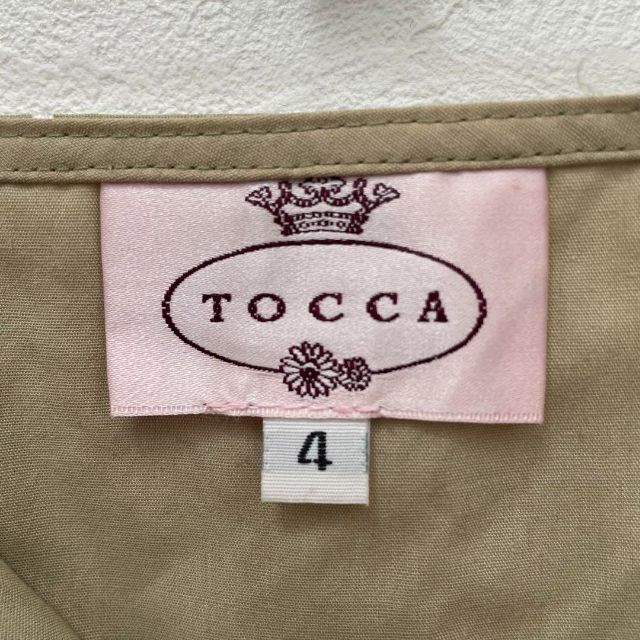 大人気 トッカ TOCCA オーリブカラー 総刺繍 ひざ丈スカート 4サイズ