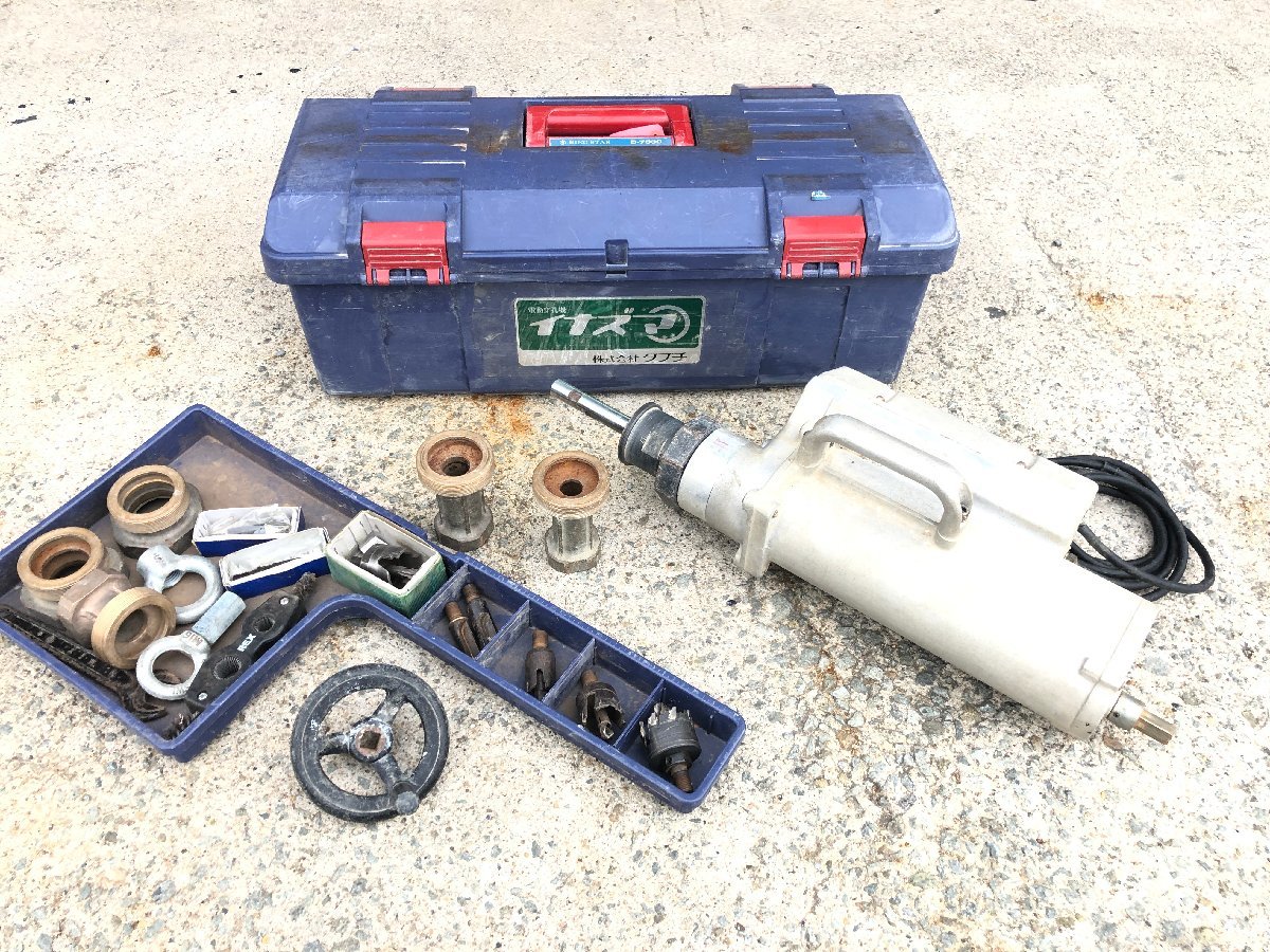 TABUCHI タブチ イナズマ D-7000 電動穿孔機 100V 電動工具 配 TABUCHI タブチ イナズマ D-7000 電動穿孔機 100V 電動工具 配