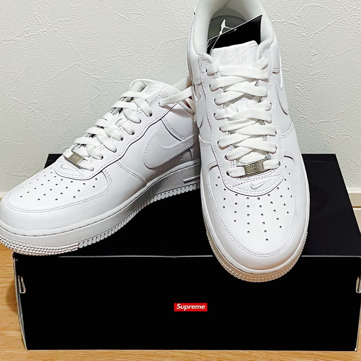 supreme シュプリーム エアフォース1 白 ロー 26cm 新品NIKE www
