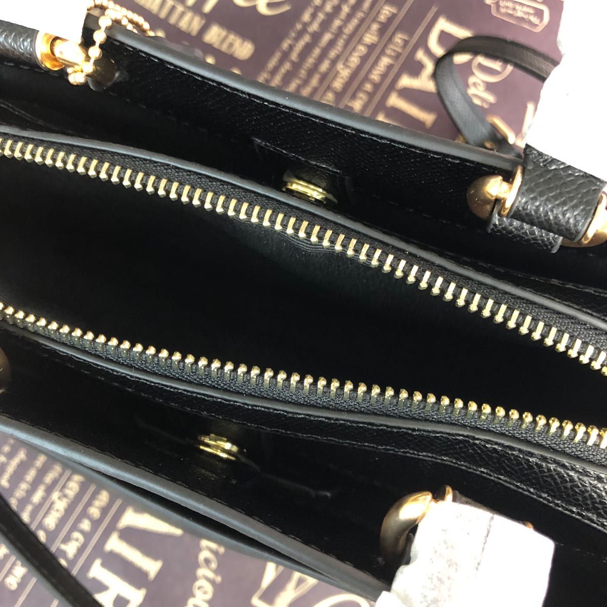 COACH コーチ ブラック シンプル ショルダーバッグ | noonanwaste.com