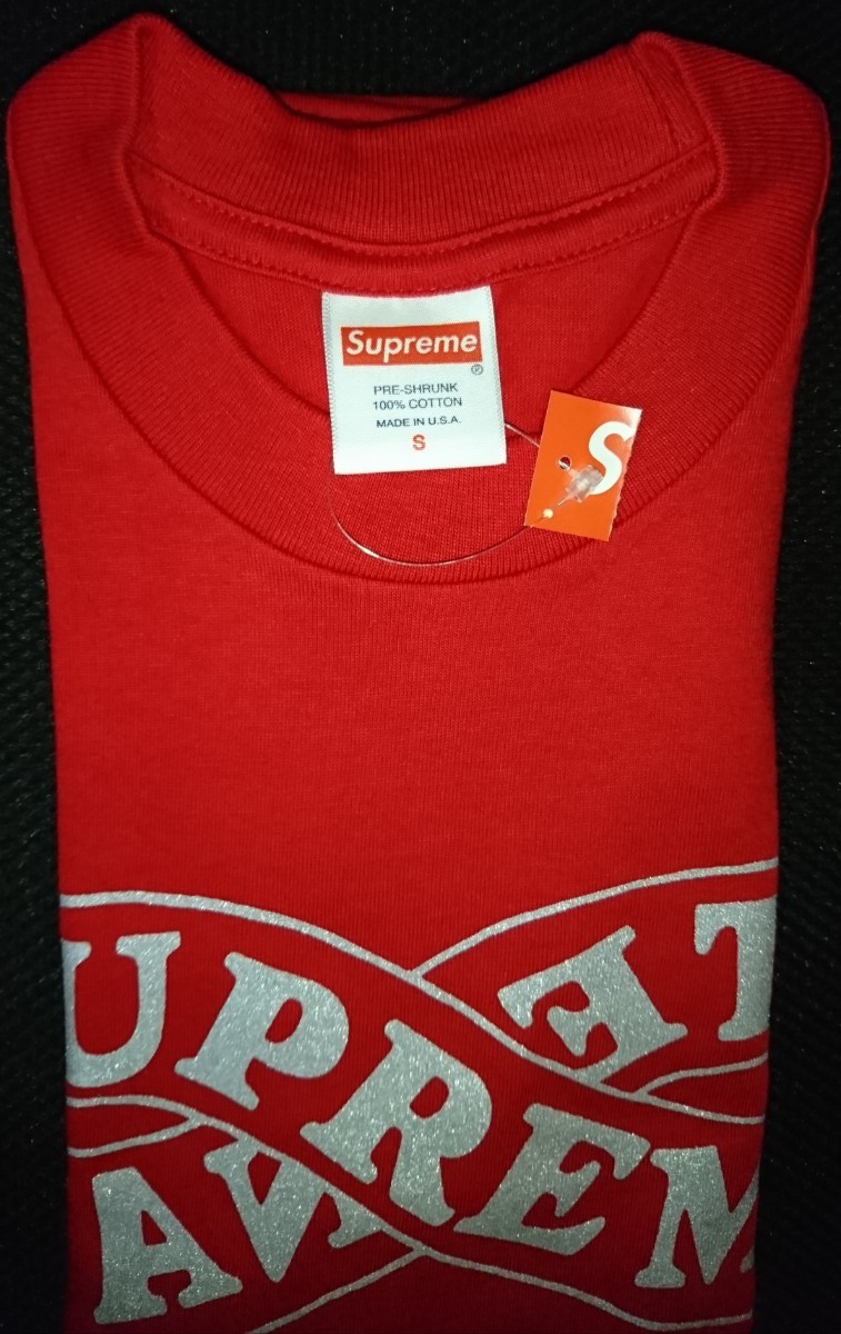 新品 Sサイズ Eternal Tee 赤 18FW Supreme Small Red Tシャツ 国内正規品 半タグ付き エターナル_画像3