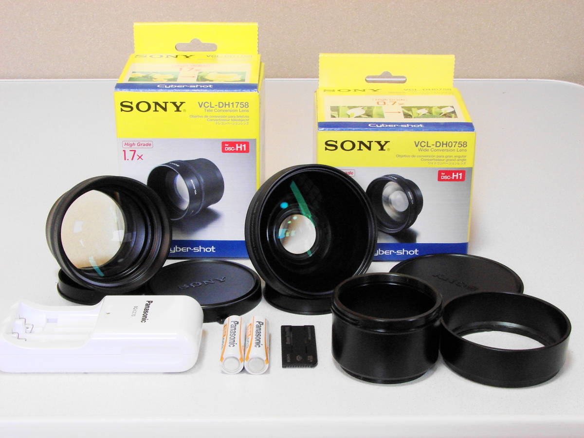 SONY DSC H1 デジタルカメラ+ SONYテレコンバージョンレンズ VCL SONY DSC H1 デジタルカメラ+ SONYテレコンバージョンレンズ VCL