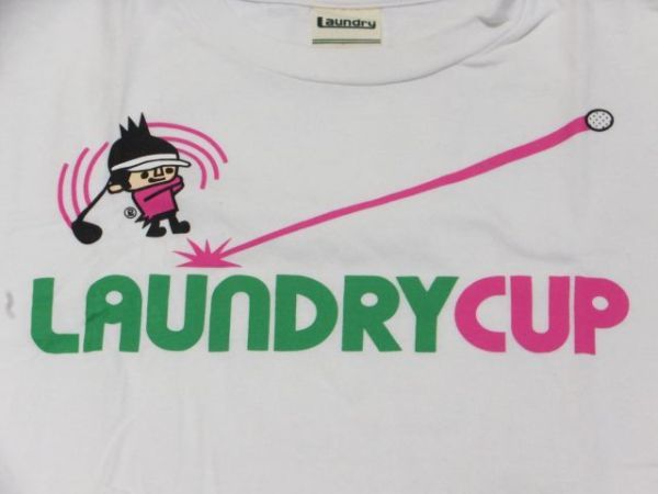 ◆Tシャツ 半袖 サイズ(S) Laundry(ランドリー)LANDRY CUP(ランドリーカップ)◆古着 同梱可 ゴルフ GOLF ホールインワン_画像2