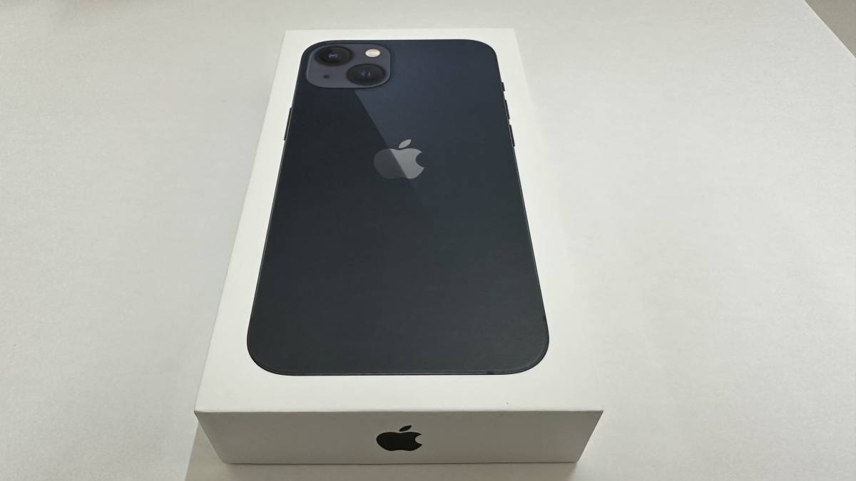 新品未使用/保証付/判定〇】iPhone13 128GB 人気のミッドナイト SIM