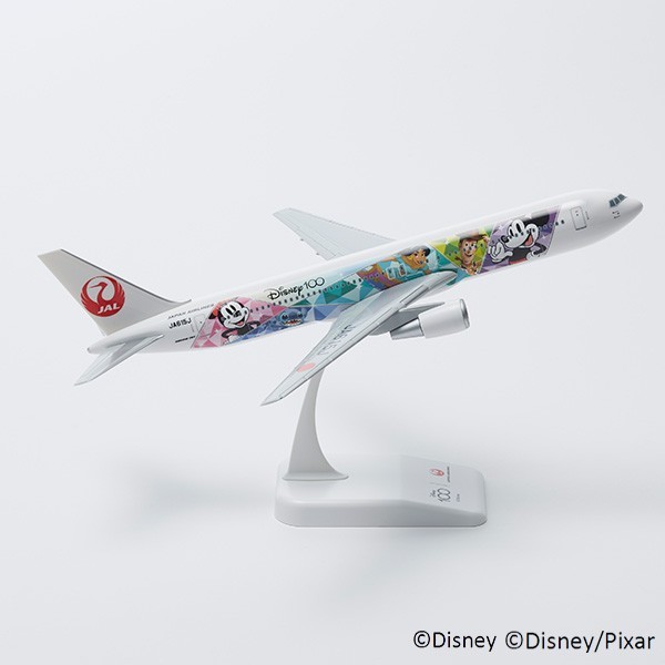  prompt decision! new goods! limitation Japan Air Lines JAL DREAM EXPRESS Disney100 1/200 BOEING 767-300ER Disney 100 anniversary snap in model model plain 
