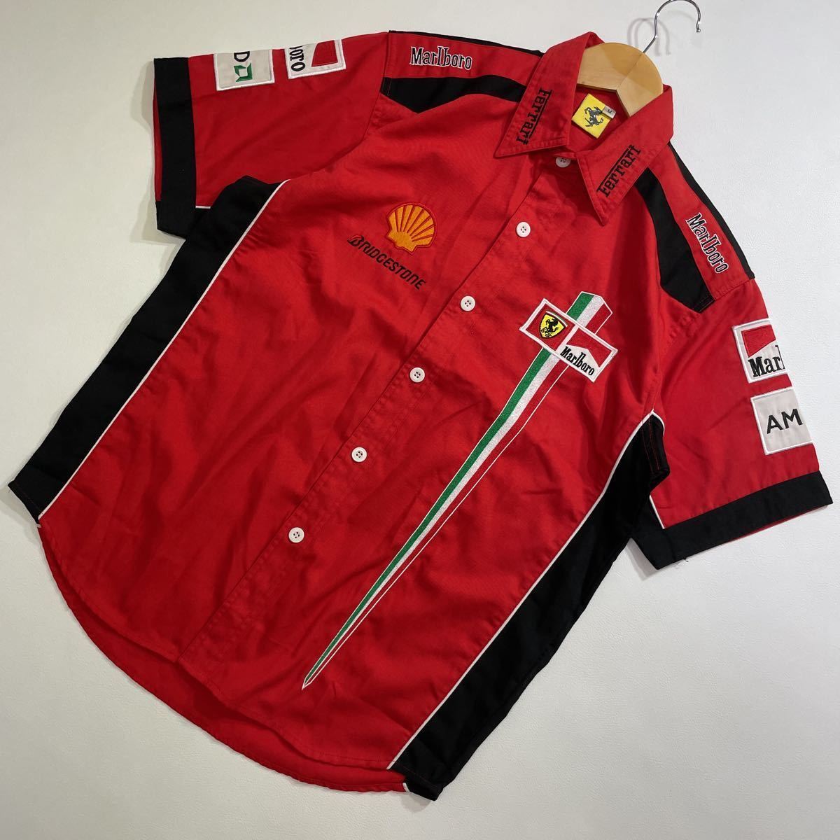 直送商品直送商品フェラーリ マルボロ レーシングシャツ ピットシャツ