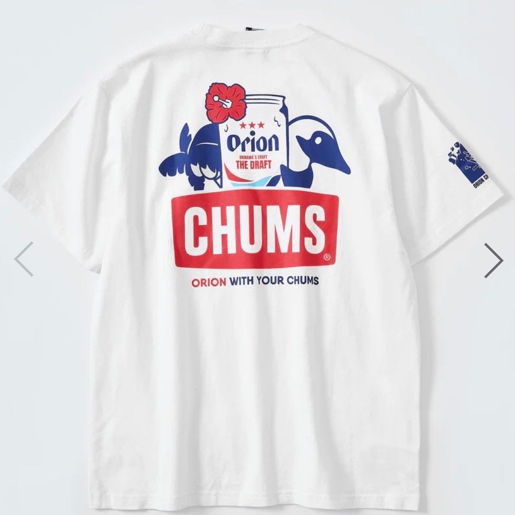 新品　限定　ORION CHUMS Tシャツ　オリオンビール　オリオン　チャムス　Lサイズ