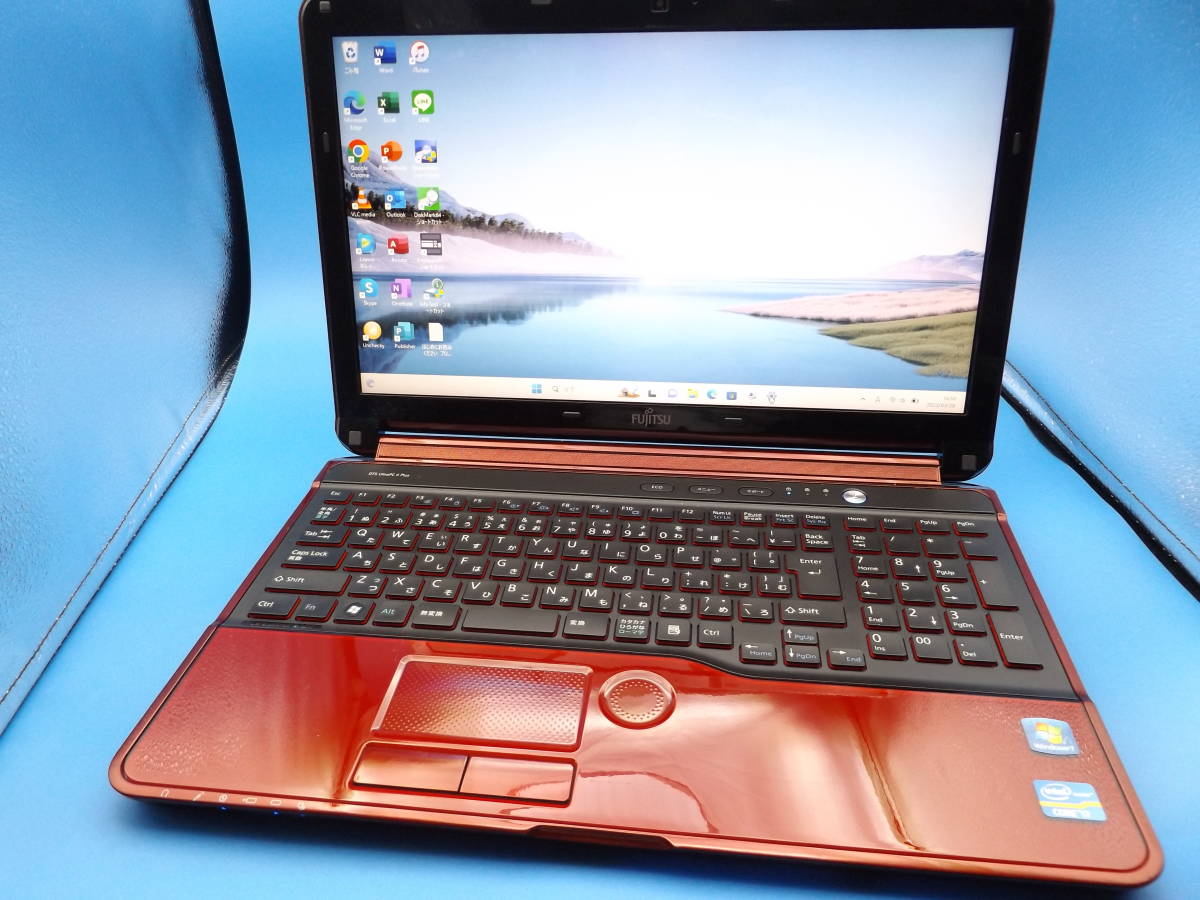 新品SSD512GB☆第3世代Core i7☆富士通LIFEBOOK/AH56/H☆ガーネット