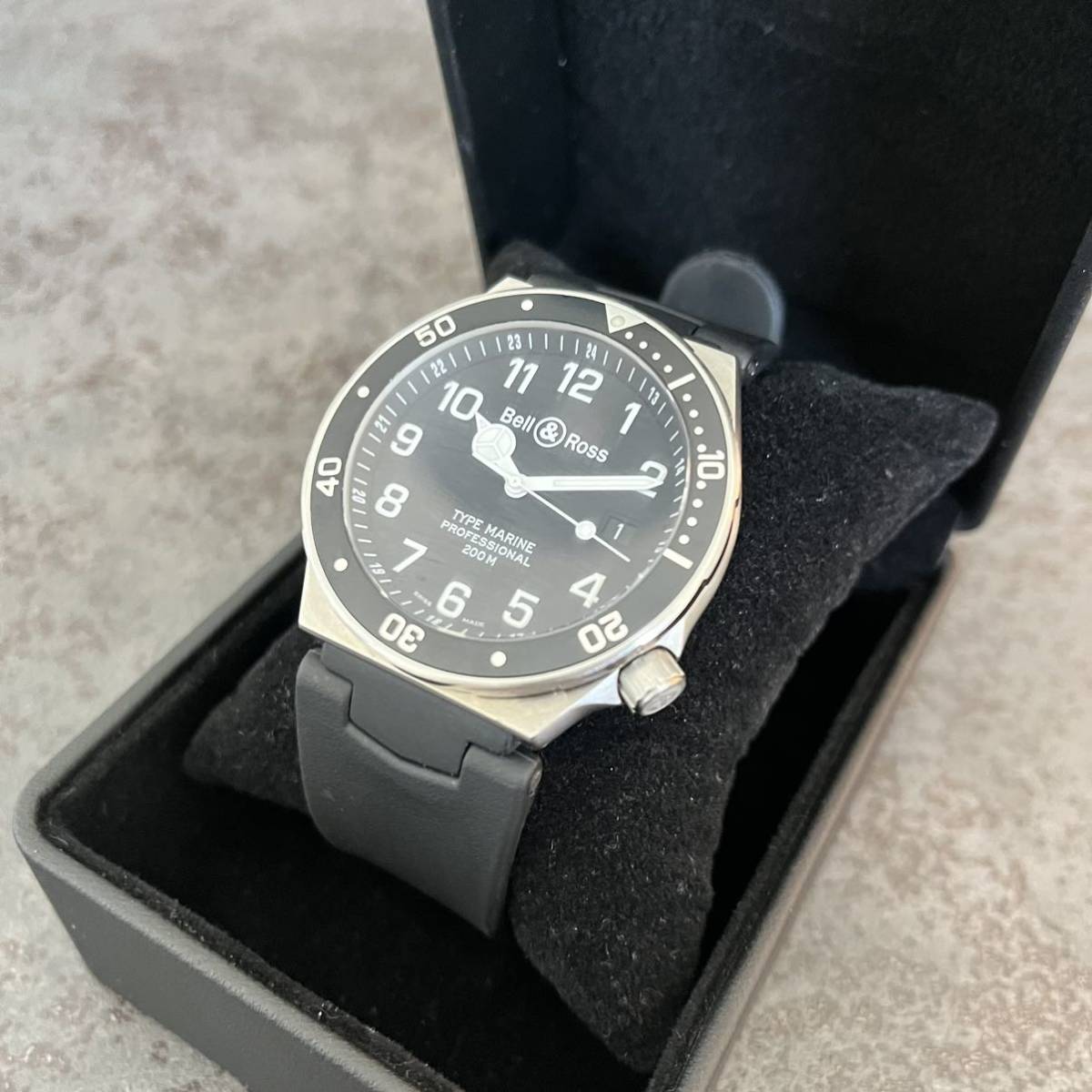 Bell&Ross ベル&ロス タイプマリーン ダイバー腕時計 410S
