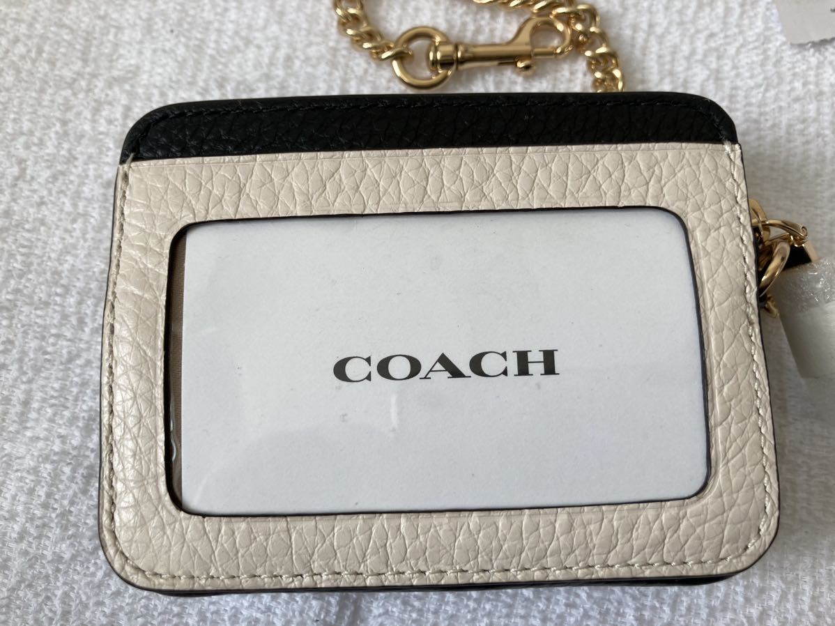 【送料無料】新品◆コーチ COACH◆C1886 財布 チェーン付 小銭入れ コインケース キーケース パスケース IDケース カード入れ サ1 4
