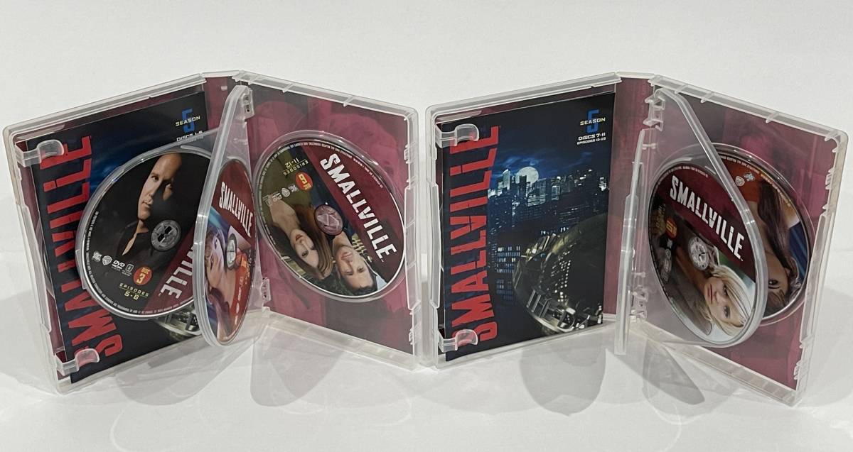 *DVD-BOX SMALLVILLE/ Young * Супермен collectors * box season 1~5 комплект все 10BOX* б/у товар (DISC1 штук недостача есть )