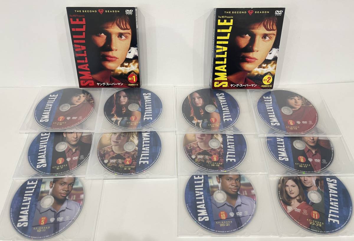 *DVD-BOX SMALLVILLE/ Young * Супермен collectors * box season 1~5 комплект все 10BOX* б/у товар (DISC1 штук недостача есть )