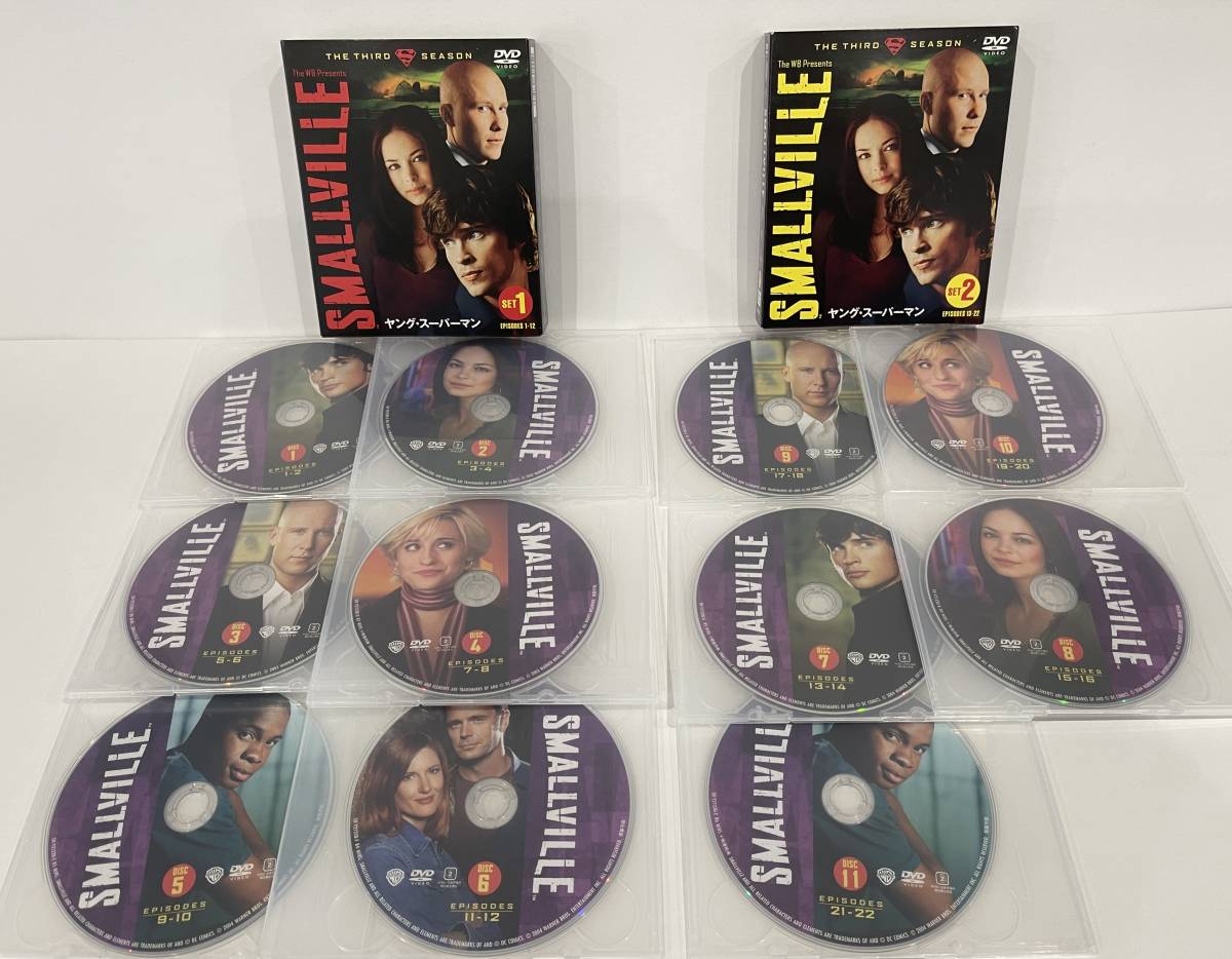 *DVD-BOX SMALLVILLE/ Young * Супермен collectors * box season 1~5 комплект все 10BOX* б/у товар (DISC1 штук недостача есть )