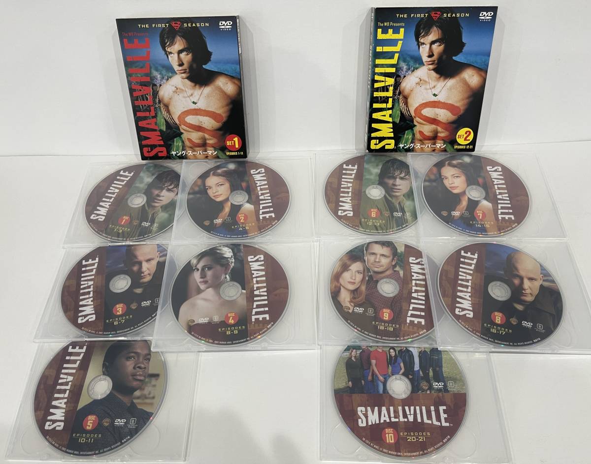 *DVD-BOX SMALLVILLE/ Young * Супермен collectors * box season 1~5 комплект все 10BOX* б/у товар (DISC1 штук недостача есть )