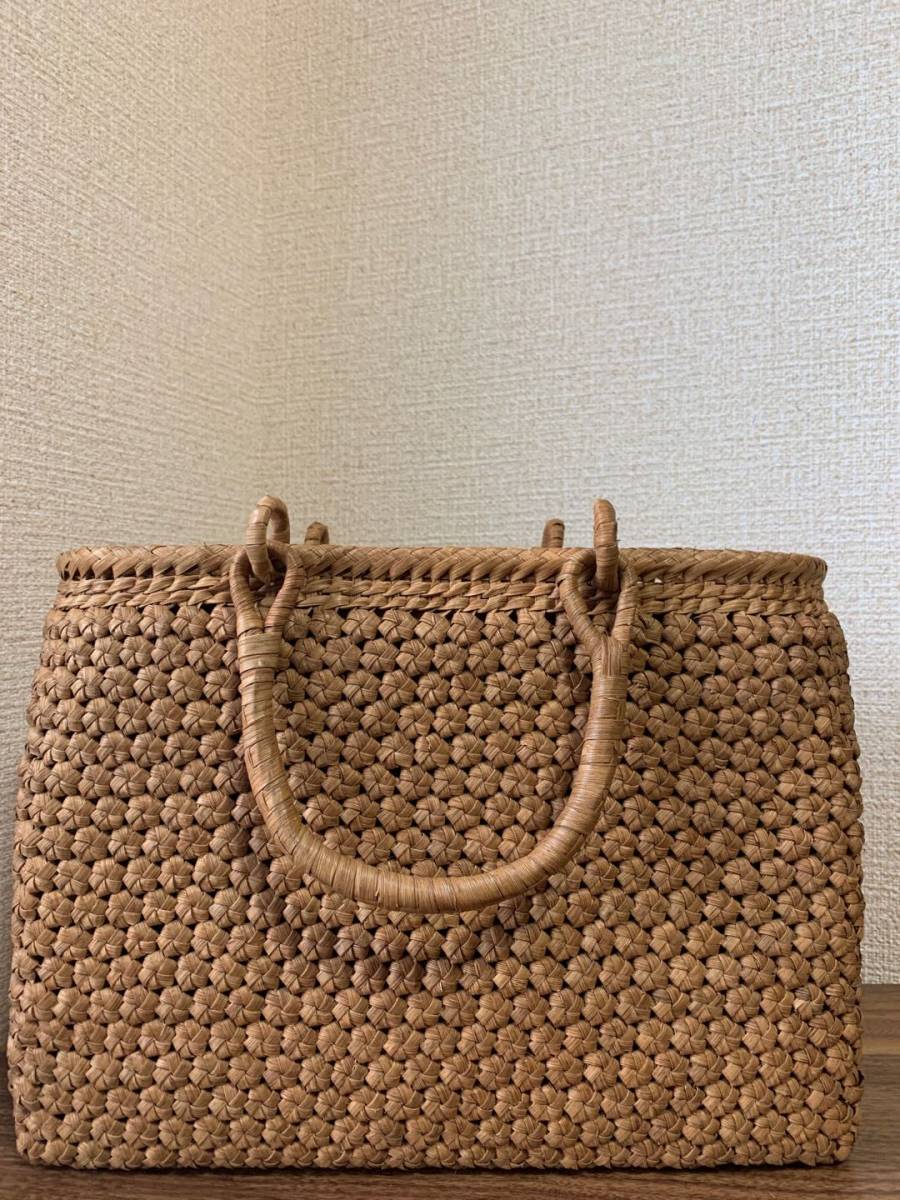 山葡萄 手作り かごバッグ 小粒花編み | www.southside.it
