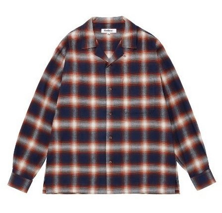 憧れ SHIRT COLLAR OPEN OVERSIZED L/S バブアー BARBOUR 20AW