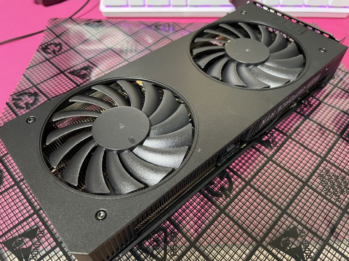 BTO取り出し品】ELSA GeForce RTX 3060 Ti S.A.C LHR GD3060T-8GEBSH