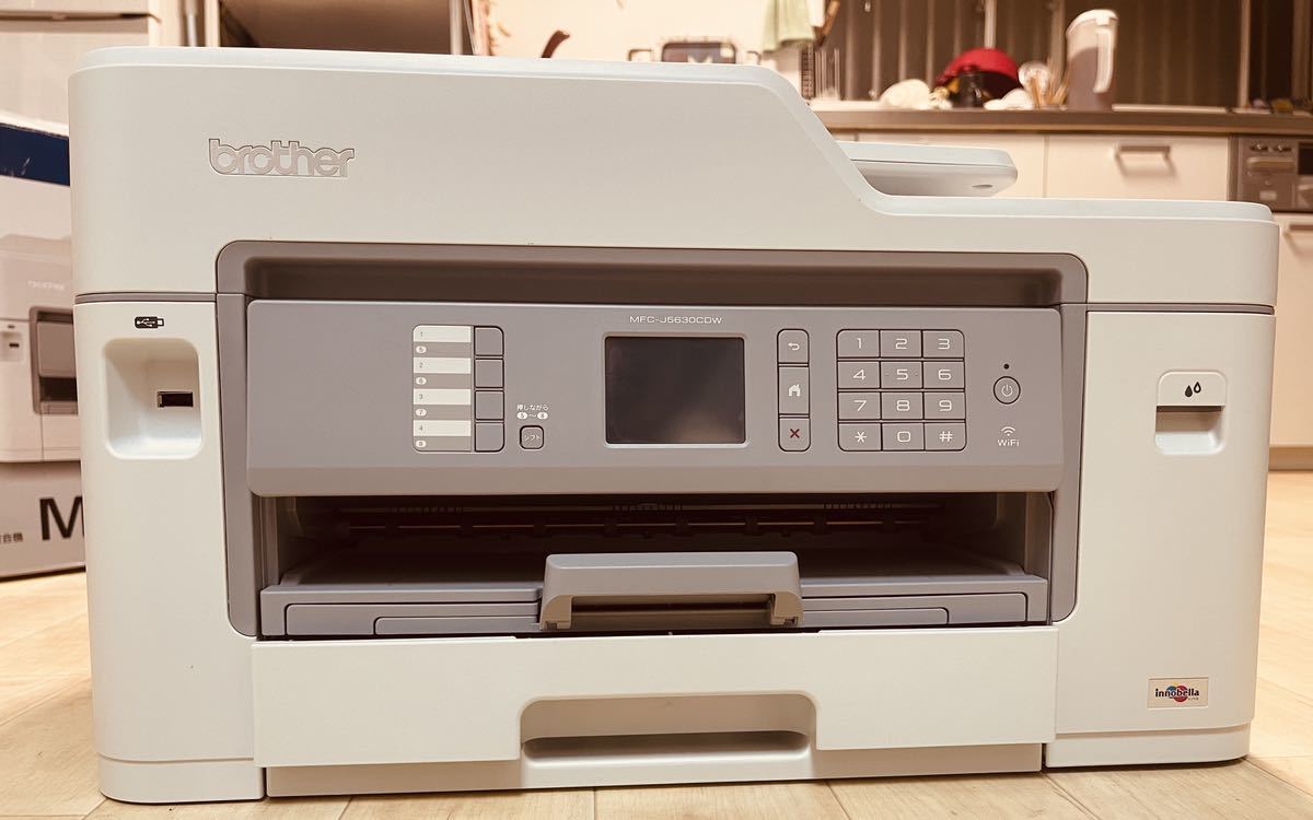 　brother ★インクジェット複合機 ★インクジェットプリンター ビジネスプリンター ★ MFC-J5630CDW FAX スキャナー通電確認ok ★_画像5