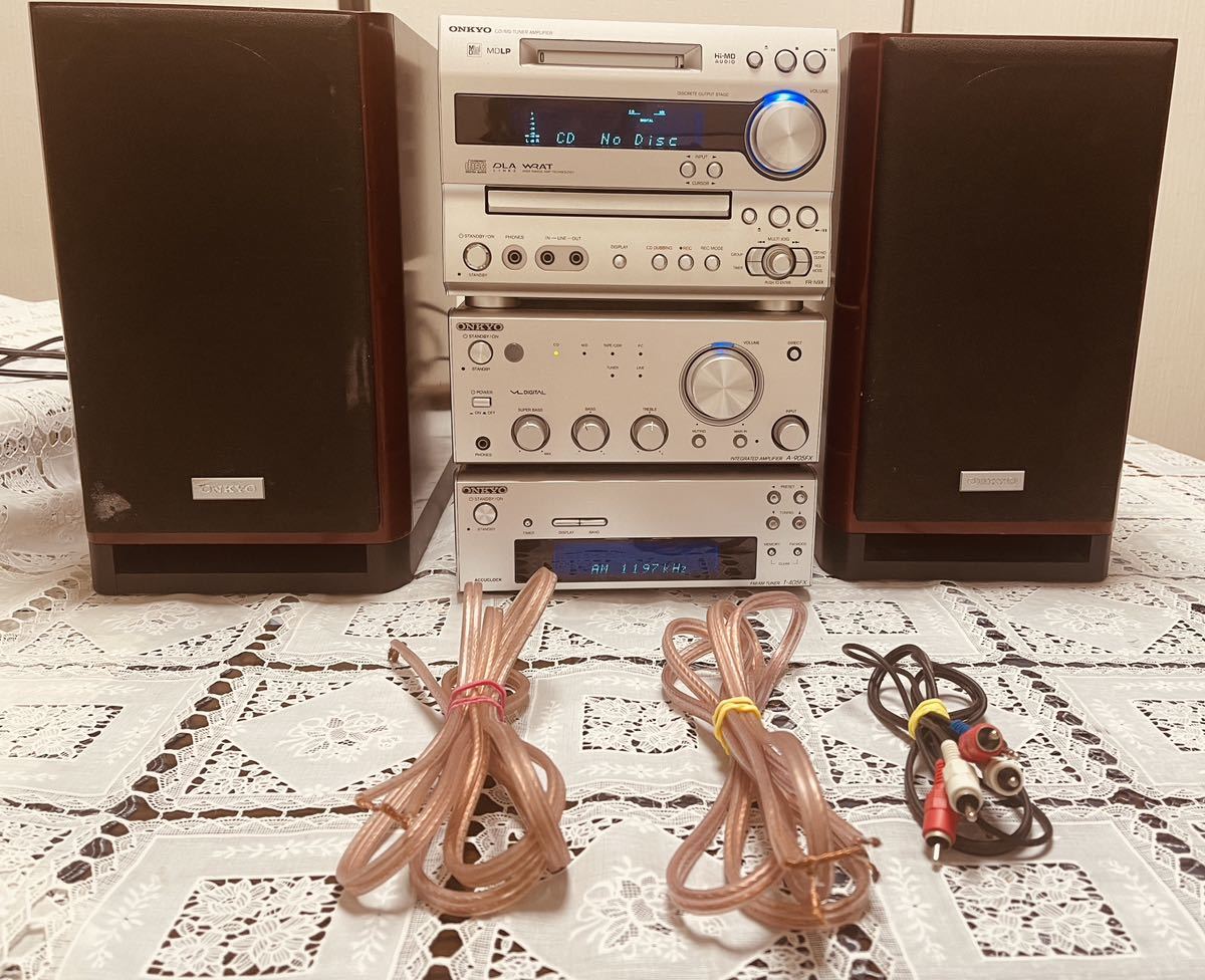 在庫有】 ONKYO FR-7GX D-S7GX オンキョー CD MD コンポ MDコンポ