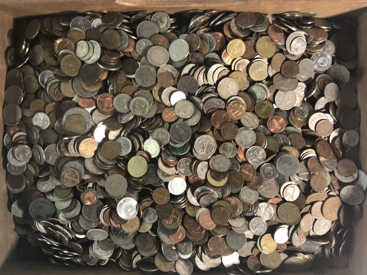 偉大な まとめて 黄銅貨 古銭 無選別 まとめ 8.2kg 旧貨幣/金貨/銀貨