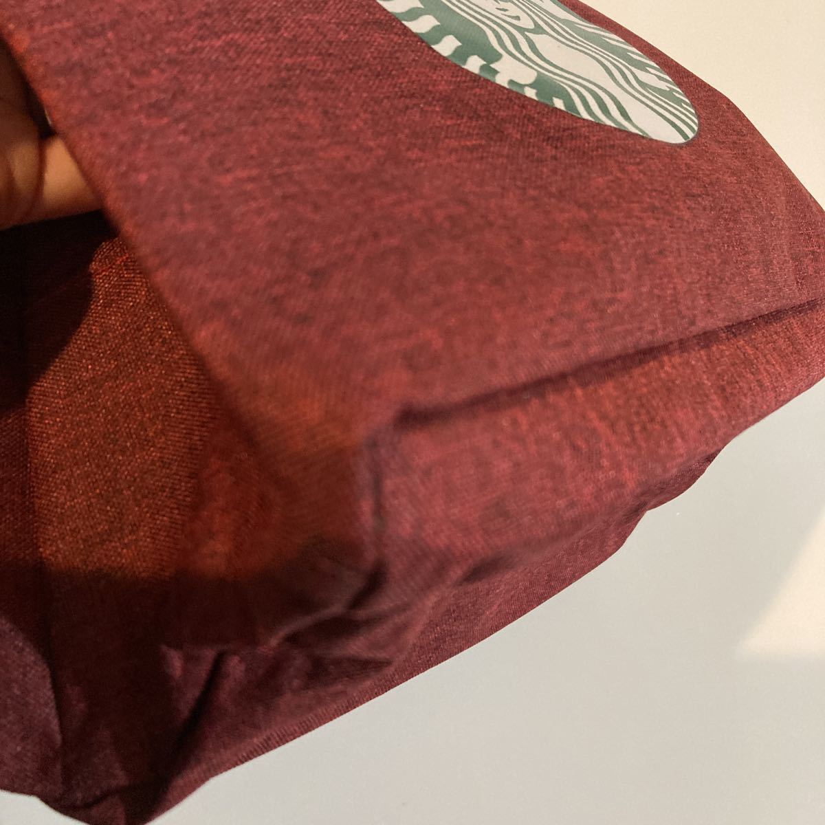 スターバックス ランチバッグ お弁当入れ　新生活　入学　ミニバッグ スタバ　トートバッグ STARBUCKS エンジ　ボルドー　送料込_画像8