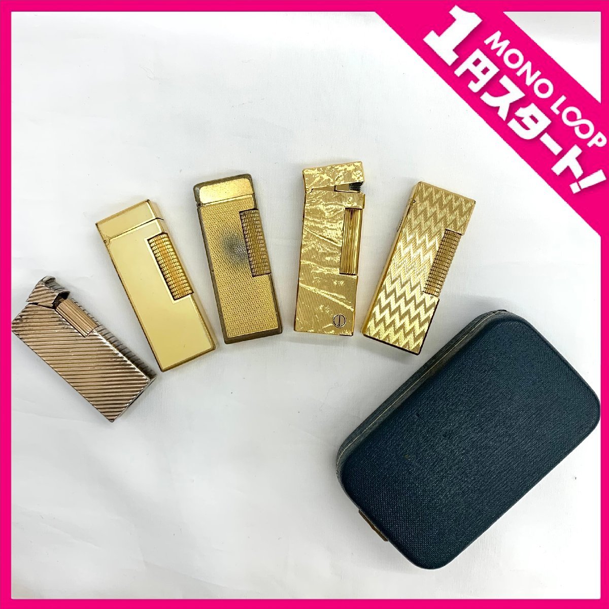 超歓迎 1円スタート ダンヒル dunhill 5本セット ローラーガスライター