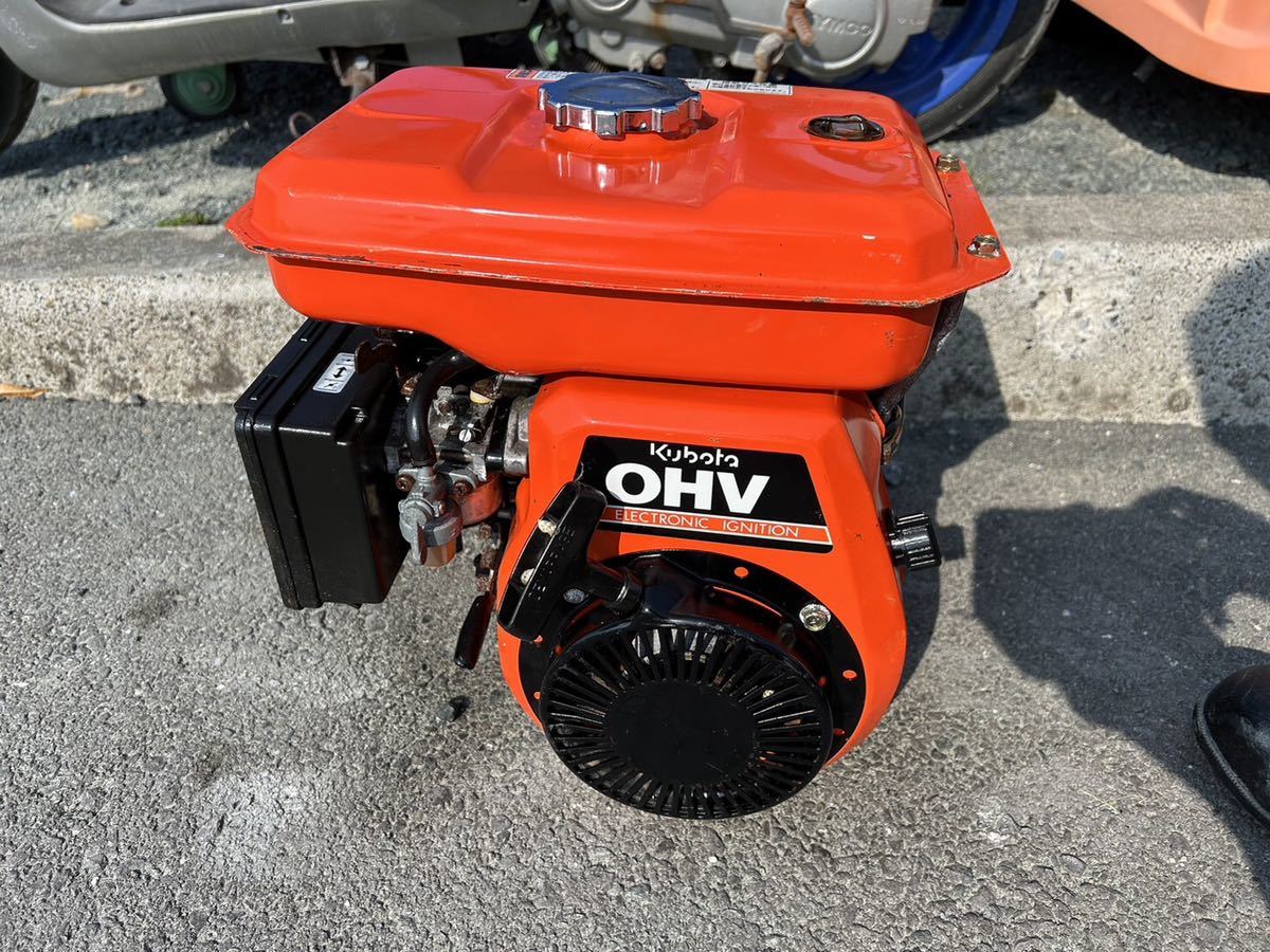 クボタ GH120-G ガソリンエンジン OHV 最大4馬力 発動機KUBOTA 動作確認済み。