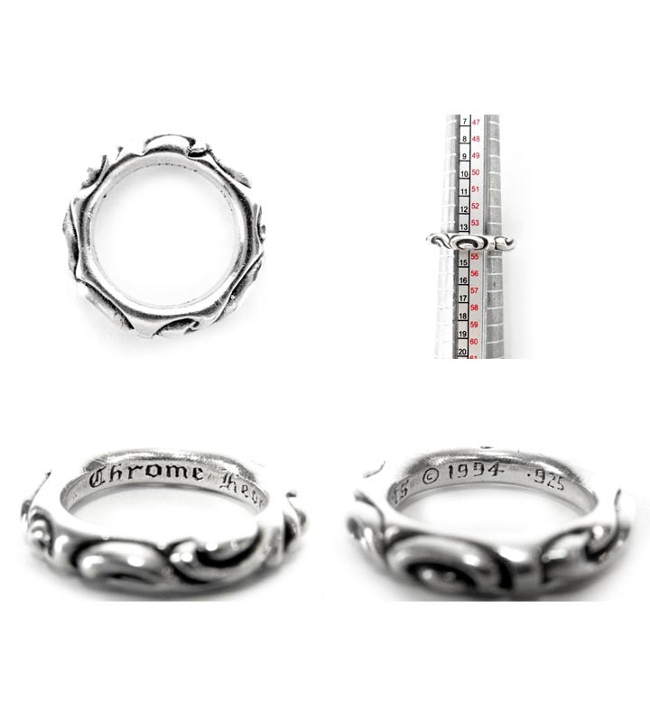 CHROME HEARTS クロムハーツ SCRL BAND/スクロールバンド シルバー