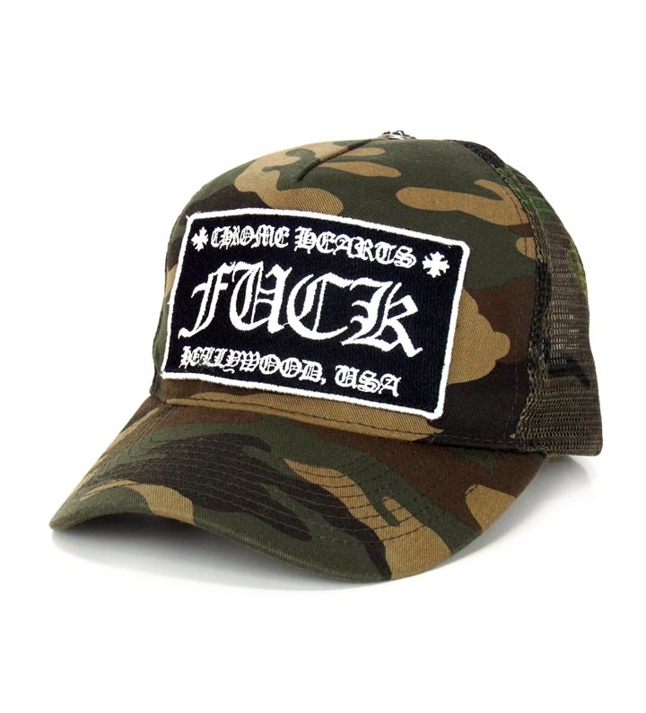クロムハーツ chrome hearts トラッカーキャップ 迷彩 新品! | sikars