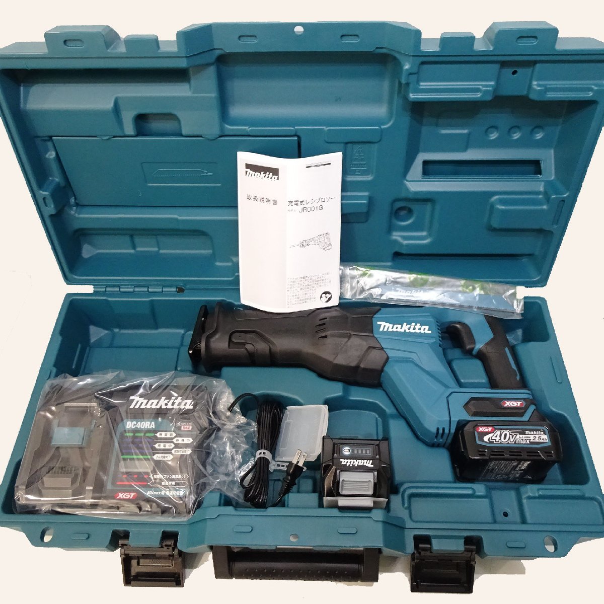 新品】makita マキタ 40Vmax 2.5Ah 充電式レシプロソー JR001GRDX 本体