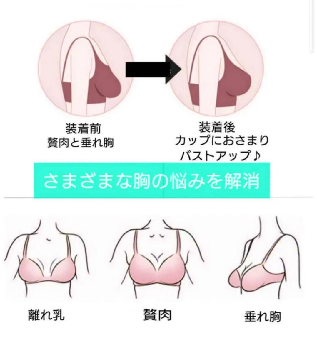 シームレスブラ レース 大きいサイズ ノンワイヤー  ナイトブラ　育乳ブラ　お試し  1枚 5L 