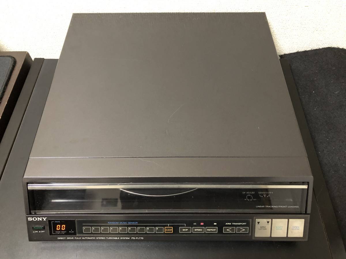 SONY ソニー PS-FL770 フルオートレコードプレーヤー 完動品-