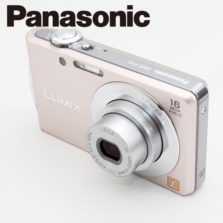 パナソニック Panasonic LUMIX DMC-FH5 ピンクゴールド 1610万画素 コンデジ カメラ 中古