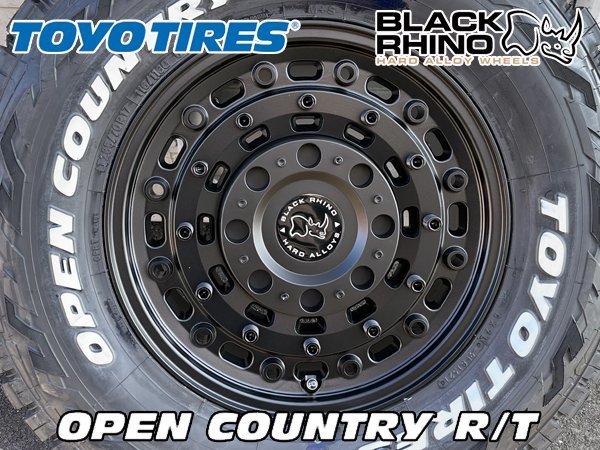 新品 数量限定 ブラックライノ JKラングラー JLラングラー 17インチタイヤホイール4本SET TOYO OPEN COUNTRY RT 285/70R17 ホワイトレタ_画像4